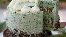 Mint Chocolate Chip Cake