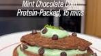 Mint Chocolate Chip Pancakes in 15 minutes that are creamy ...