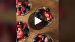Mixed Berry and Yogurt Parfaits Recipe