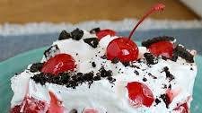 No Bake Chocolate Cherry Dessert