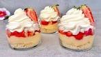 No Bake Strawberry Cups. Easy and Yummy Dessert in 5 ...