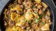 One-Pot Beef Stroganoff Pasta Recipe