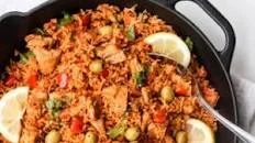 One Pot Spanish Chicken and Rice