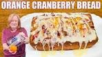 ORANGE CRANBERRY BREAD WITH GLAZE Christmas ...