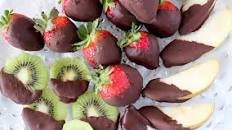 Orange-Infused Chocolate Covered Fruit