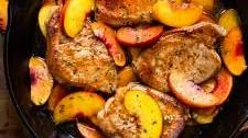 Peach Glazed Pork Chops