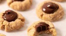 Peanut Butter Nutella Blossom Cookies