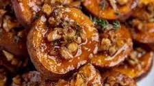 Pecan Maple Roasted Sweet Potatoes