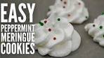 Peppermint meringue cookies | 12 days of EASY Christmas ...