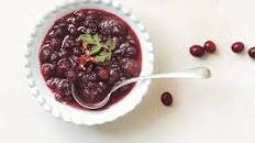 Pineapple Cranberry Sauce with Chiles and Cilantro
