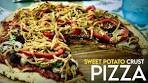 Plant-based Sweet Potato Crust Pizza Quick & Delicious