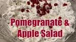 Pomegranate & Apple Salad with Maple and Pecans