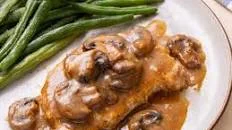 Pork Chops in Garlic Mushroom Sauce