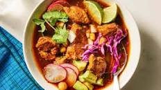 Pozole Rojo (Mexican Pork and Hominy Stew)