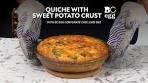 Quiche with Sweet Potato Crust with Chef Dez
