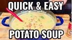 QUICK & EASY Creamy Broccoli Cheddar Potato Soup ...