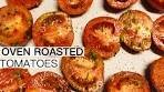 Quick italian Oven Roasted Tomatoes With Garlic and Herbs ...