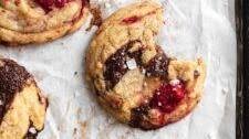 Raspberry Chocolate Chip Cookies