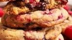 Raspberry Chocolate Chip Cookies are the brightest version ...