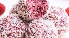 Raspberry Coconut Balls