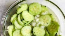 Refreshing Cucumber Vinegar Salad