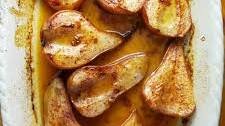 Roasted Maple Pears