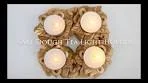 Salt Dough Candle Tea Light Candle Holder High Speed ...