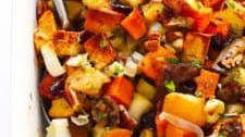 Sausage and Sweet Potato Thanksgiving Stuffing