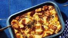 Savory Rosemary Bread Pudding