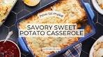 Savory Sweet Potato Casserole Recipe with Swiss Cheese ...