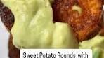 Savory Sweet Potato Rounds with Smoky Rub and Creamy ...