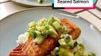 Seared Salmon and Avocado Salad Recipe