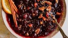 Shortcut Pecan Cranberry Sauce