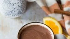 Simple and Zesty Orange Hot Chocolate with Cinnamon