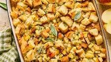 Simple Apple Sage Stuffing