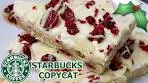 SKINNY Copycat Starbucks Cranberry Bliss Bars! PERFECT ...