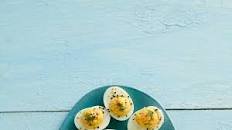 Smoked Salmon Deviled Eggs
