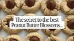 So often I see peanut butter blossoms and the peanut butter ...