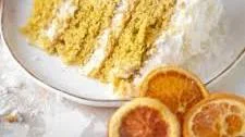 Spiced Orange Snowball Cake