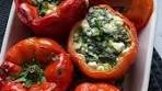 Spinach + Feta Stuffed Peppers 🇬🇷 #lowcarb recipe is on my ...