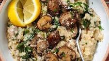 Spinach Mushroom Risotto