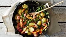 Spring Vegetable Jumble with Lemon-Tarragon Butter