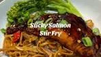 Sticky Salmon Stir Fry Recipe for Quick Dinner