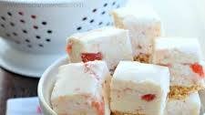 Strawberry Shortcake Fudge