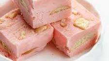 Strawberry Shortcake Fudge