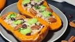 Stuffed Butternut Squash with Cranberries & Pecans | Easy ...