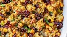 Stuffing Recipe Easy - Cranberry Sausage Apple Stuffing