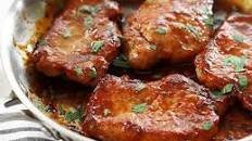 Sweet and Spicy Glazed Pork Chops