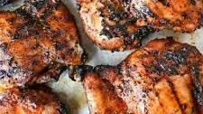 Sweet N Spicy Grilled Chicken Thighs