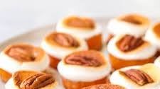 Sweet Potato Bites with Marshmallow and Pecans